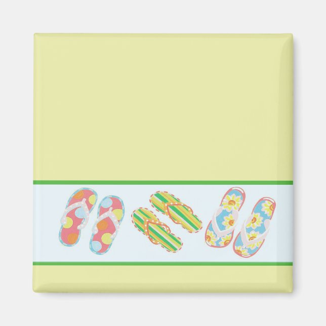 Beach Feet Magnet (Front)