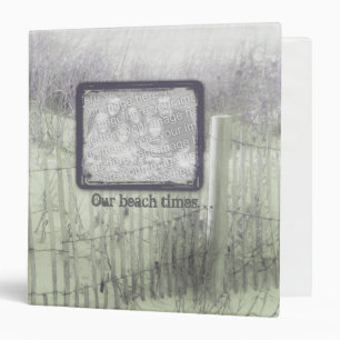 Beach Fence - Custom Photo 1.5" Binder