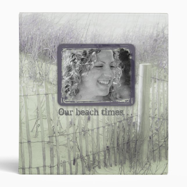 Beach Fence - Custom Photo Binder (Front)