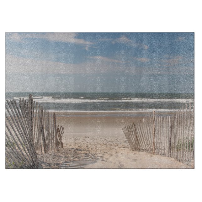 Beach Fence Cutting Board (Front)