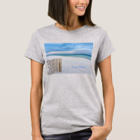 Beach Fence Destin du matin Florida T-Shirt