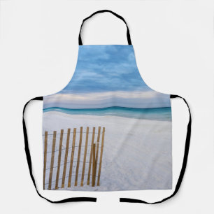 Beach Fence Morning Destin Florida Apron