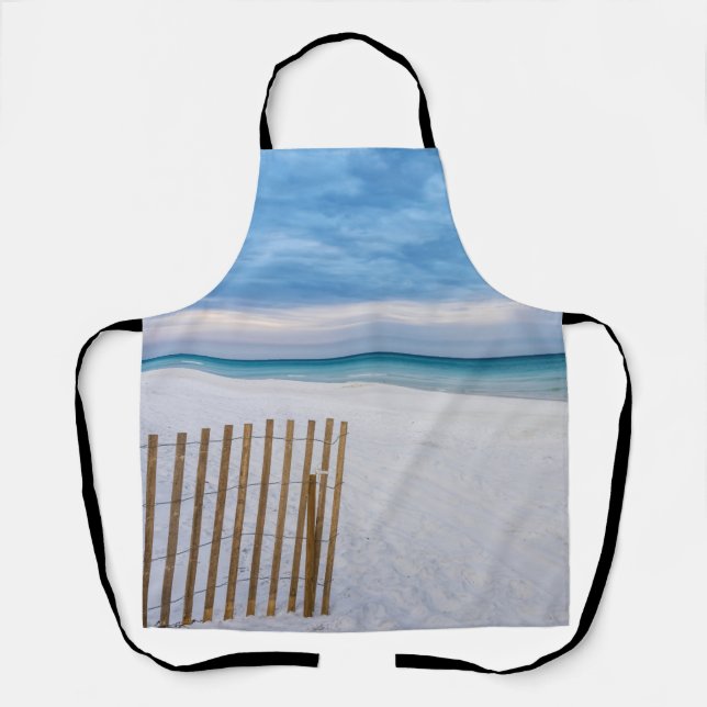 Beach Fence Morning Destin Florida Apron (Front)