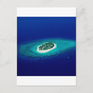 Beach Fiji Islands Postcard