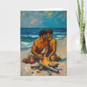 Beach Fire Intimacy Card