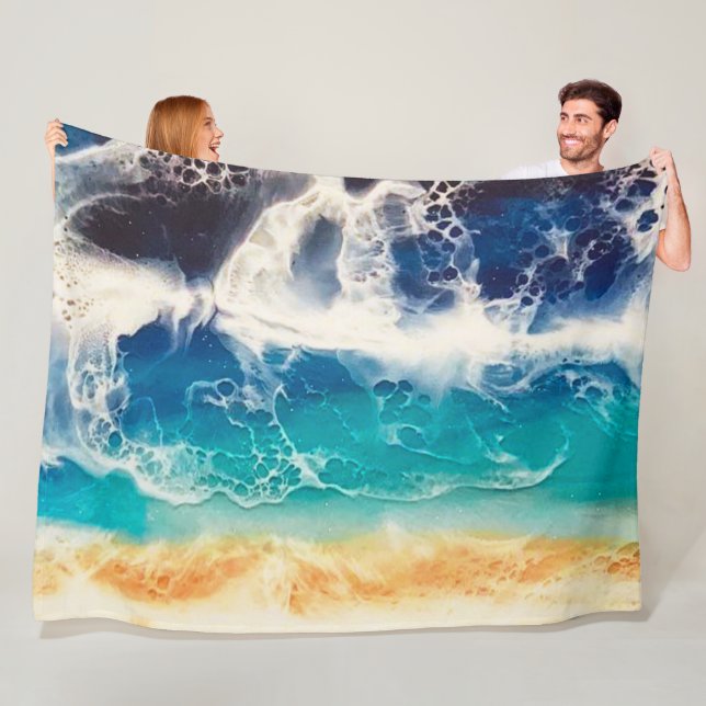 Beach Fleece Blanket (In Situ)