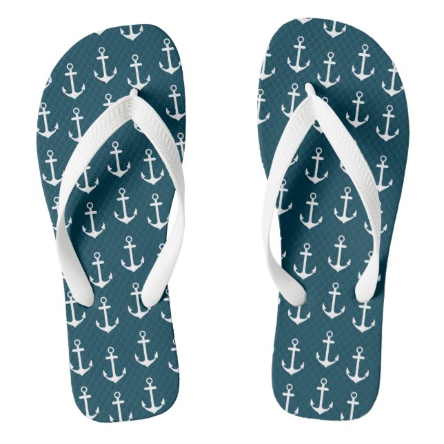 Beach flip flop anchor pattern (Footbed)