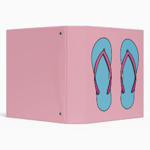 Beach Flip Flops Binder