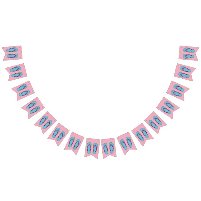 Beach Flip Flops Bunting Flags (All)