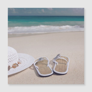Beach Flip Flops ,Ocean Magnetic Card
