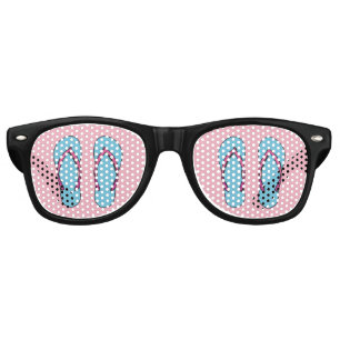 Beach Flip Flops Retro Sunglasses