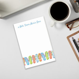 Beach Flip Flops Tropical Personalized Colourful Post-it Notes