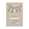 beach flip flops wedding RSVP cards