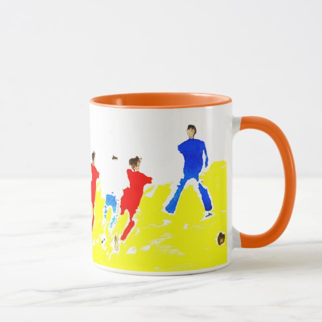 Beach Football Mug (Right)