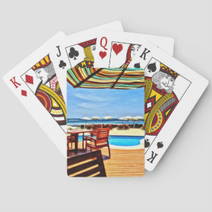 Beach Front - Classic Playing Cards