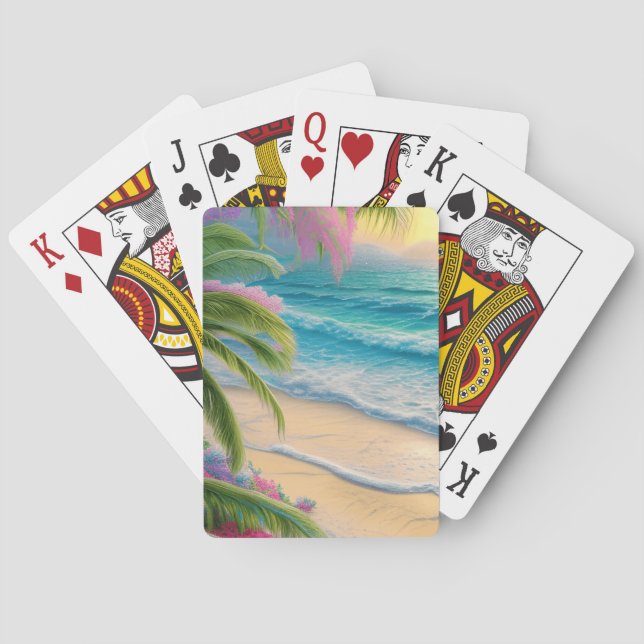 Beach Front Playing Cards (Back)