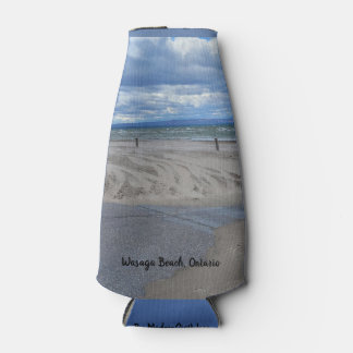 Beach Front Scene Bottle Cooler