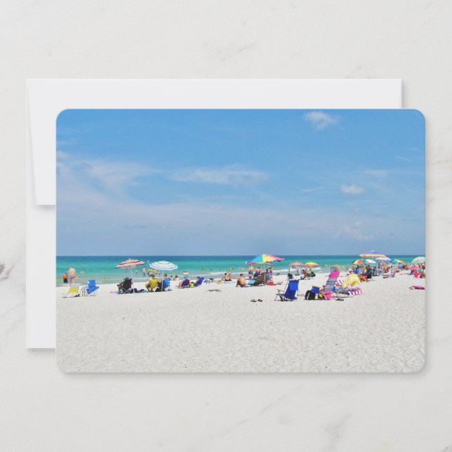 Beach Fun Invitation (Front)