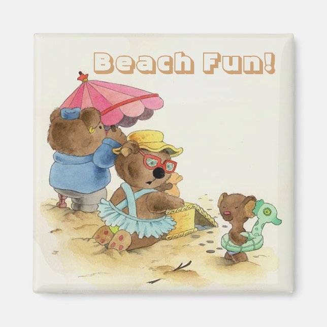 Beach Fun - Magnet (Front)