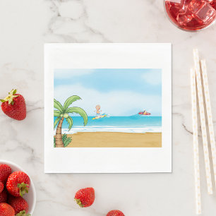 Beach Fun Paper Napkins