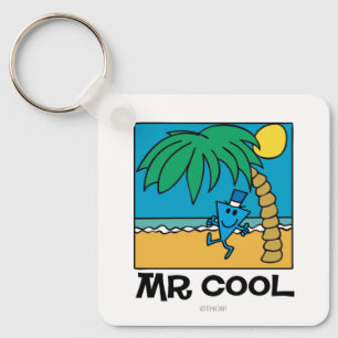 Beach Fun With Mr. Cool Keychain