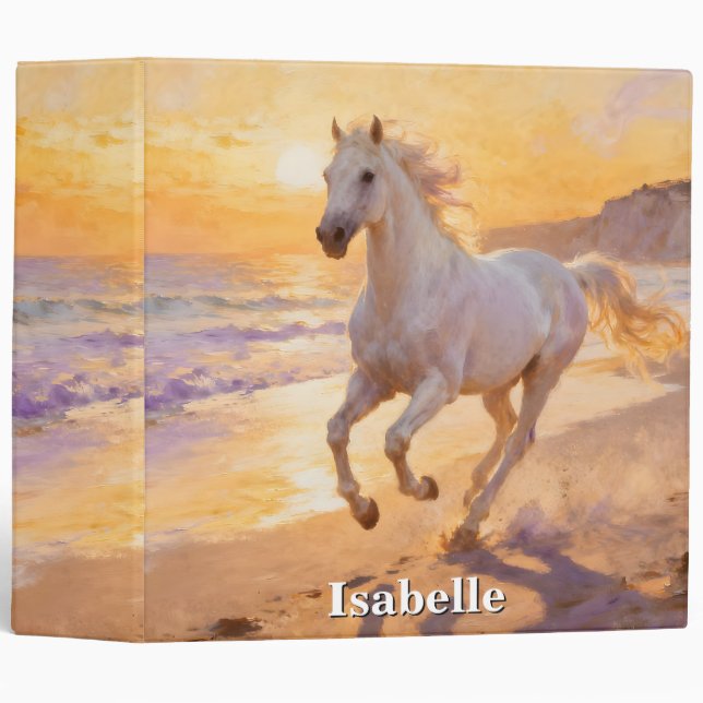 Beach Gallop at Sunrise Binder (Front/Spine)