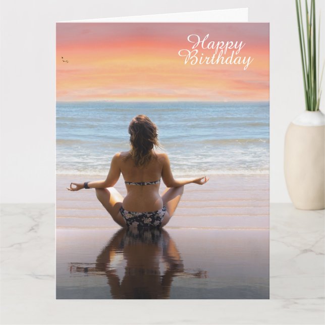 Beach Girl Card (Front)
