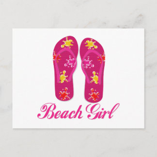 Beach Girl Postcard