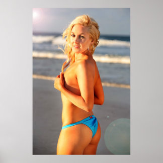 Beach Girl Poster