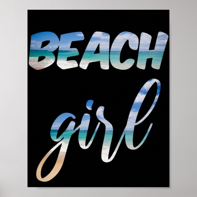 Beach Girl Poster (Front)
