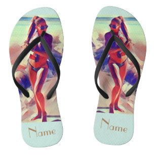 Beach Girl Thunder_Cove  Flip Flops