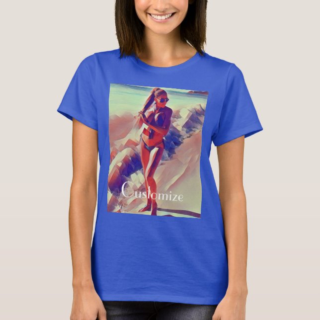Beach Girl Thunder_Cove T-Shirt (Front)