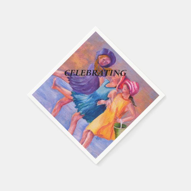 BEACH GIRLFRIENDS PAPER NAPKINS (Corner)