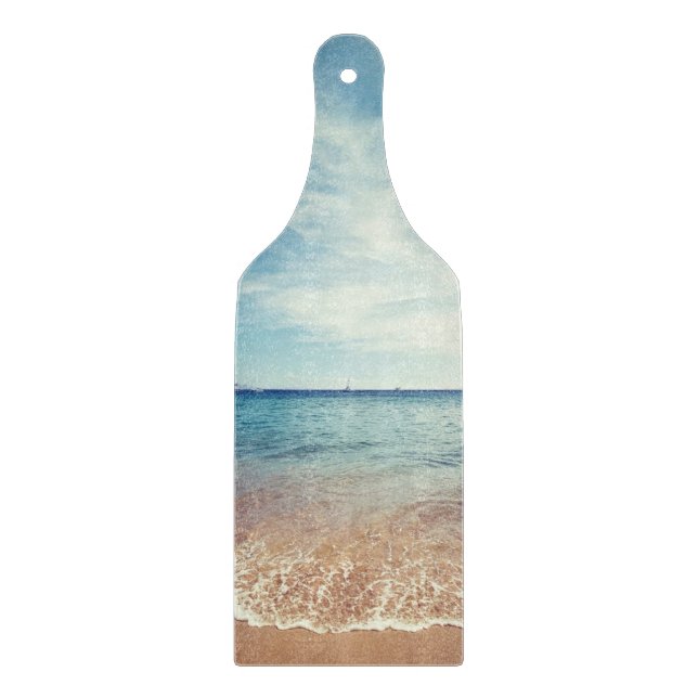 Beach Glass Cutting Board (Front)