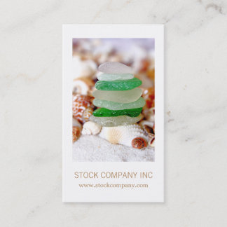 Beach Glass & Seashells Business Card