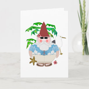 Beach Gnome Greeting Card