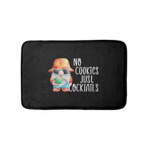 Beach Gnome No Cookies Tropical Bath Mat