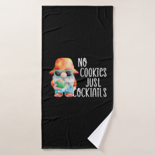Beach Gnome No Cookies Tropical Bath Towel