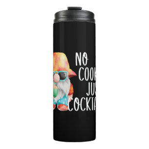 Beach Gnome No Cookies Tropical Thermal Tumbler