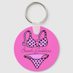 Beach Goddess Keychain