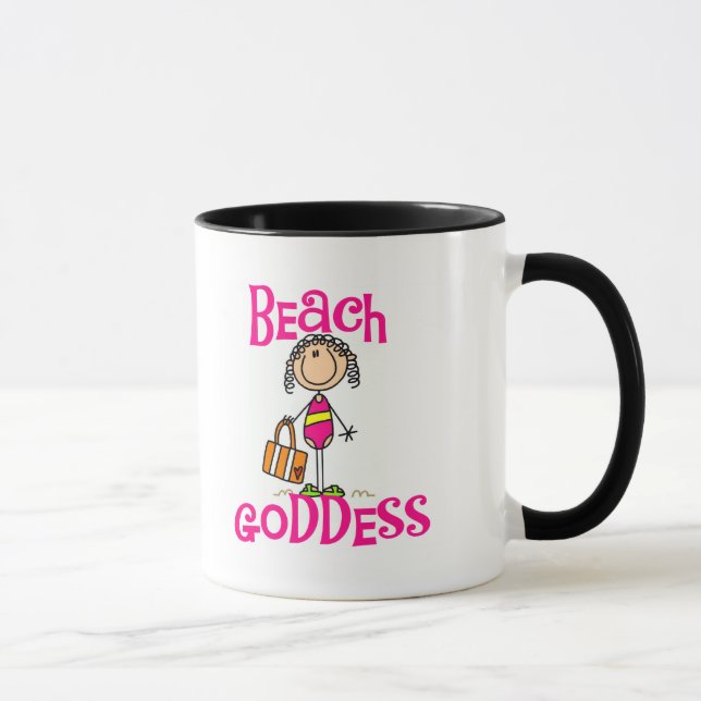 Beach Goddess Tshirts and Gifts Mug (Right)