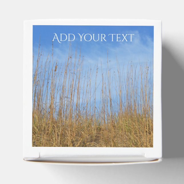Beach Grass by Shirley Taylor Favor Box (Top)