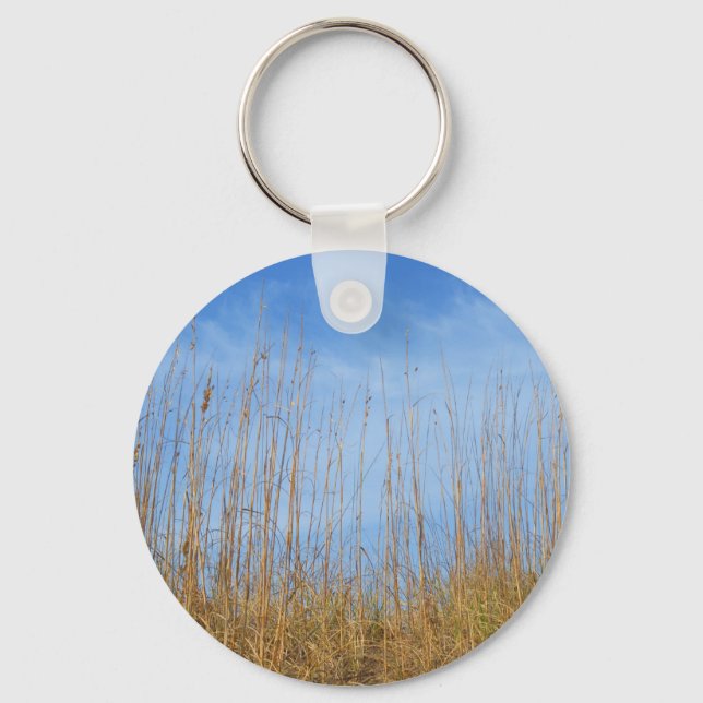 Beach Grass by Shirley Taylor Keychain (Front)