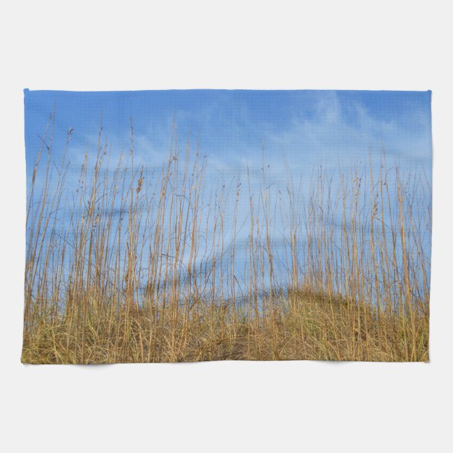 Beach Grass by Shirley Taylor Kitchen Towel (Horizontal)