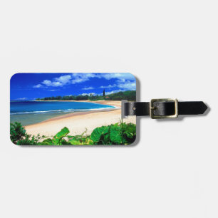 Beach Haena Kauai Hawaii Luggage Tag