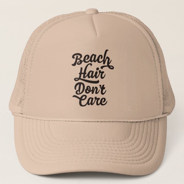 Beach Hair Don't Care Mesh Hat (Front)