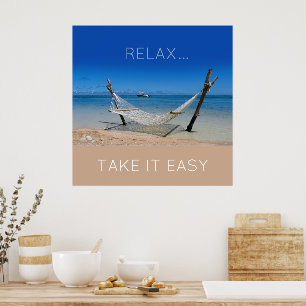Beach Hammock Poster
