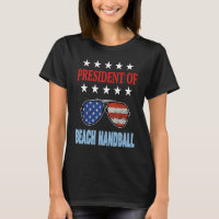 Beach Handball Accessories  USA Flag Beach Saying