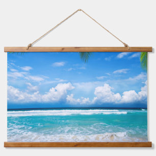 Beach hanging tapestry