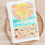 Beach Happy Place Planner<br><div class="desc">Appreciate the beauty of original and unique art as you plan your days, weeks, and months ahead. Stay organized and inspired and embrace productivity and creativity with our Happy Place Monthly Planner featuring a charming illustration of a seashell filled beach at sunrise. The cheerful and joyous vibe, accompanied by bright...</div>